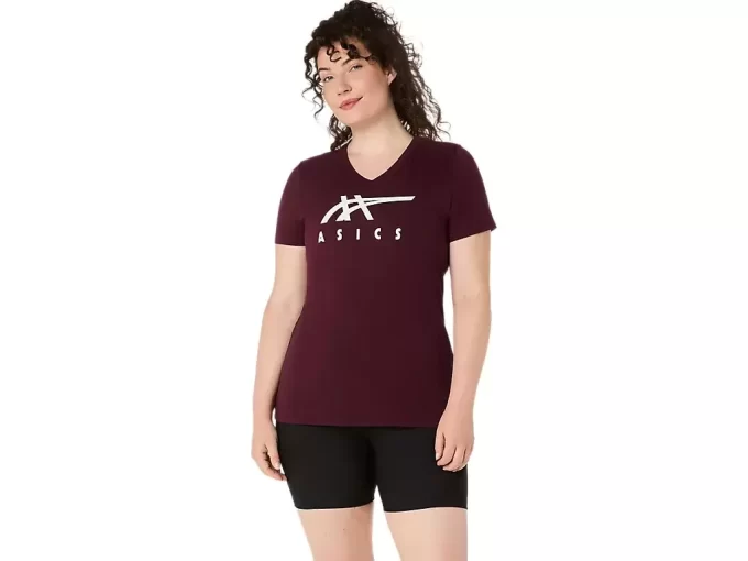 ASICS STRIPES CUELLO EN V PARA MUJER