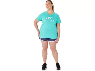 ASICS STRIPES CUELLO EN V PARA MUJER