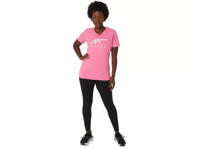 ASICS STRIPES CUELLO EN V PARA MUJER