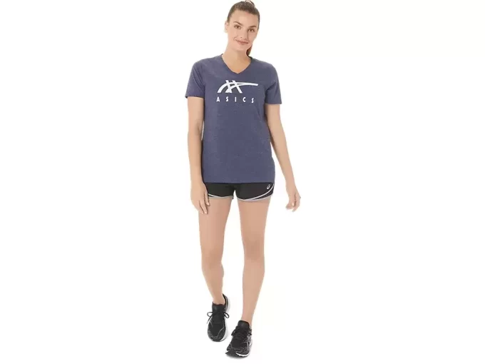 ASICS STRIPES CUELLO EN V PARA MUJER