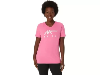 ASICS STRIPES CUELLO EN V PARA MUJER