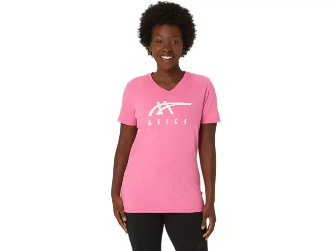 ASICS STRIPES CUELLO EN V PARA MUJER