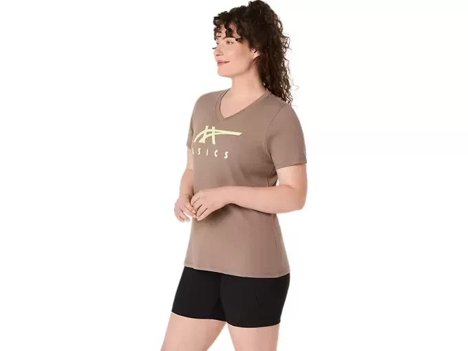 ASICS STRIPES CUELLO EN V PARA MUJER