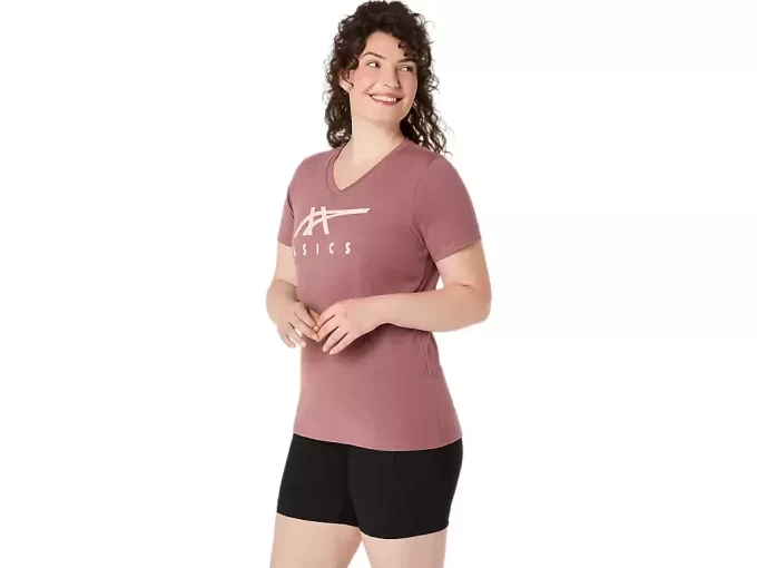ASICS STRIPES CUELLO EN V PARA MUJER
