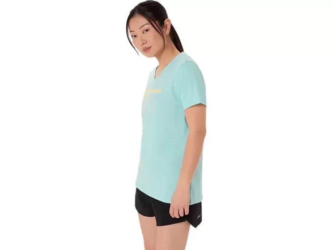 ASICS STRIPES CUELLO EN V PARA MUJER