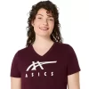 ASICS STRIPES CUELLO EN V PARA MUJER