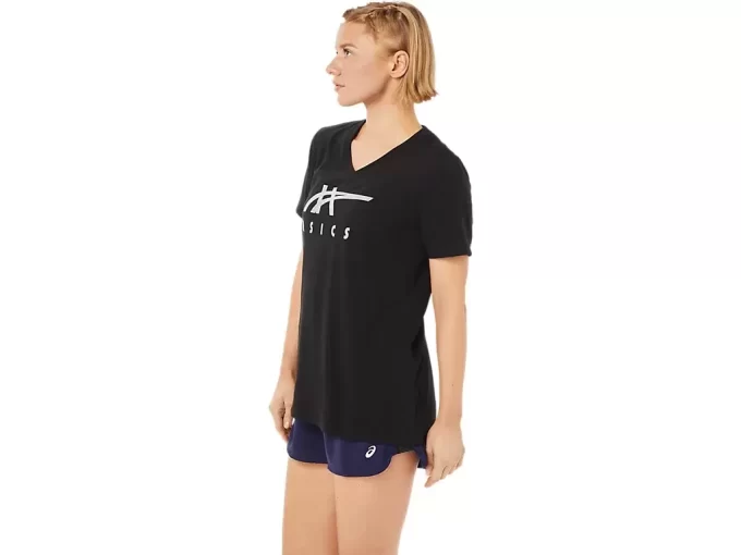 ASICS STRIPES CUELLO EN V PARA MUJER