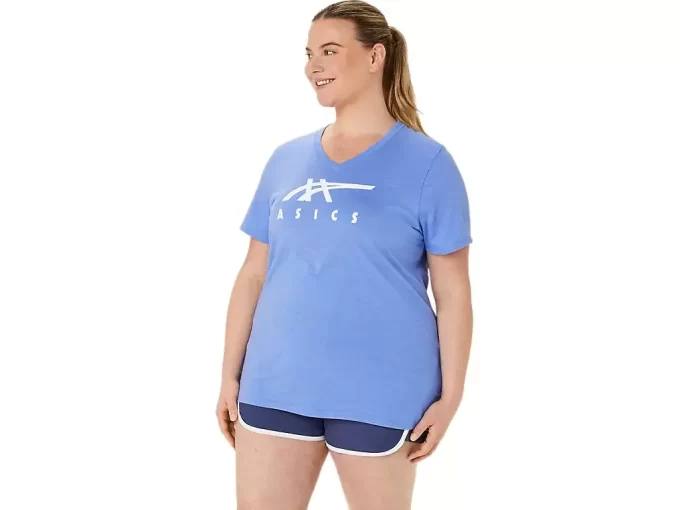 ASICS STRIPES CUELLO EN V PARA MUJER