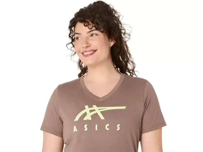 ASICS STRIPES CUELLO EN V PARA MUJER