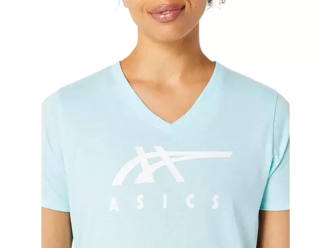 ASICS STRIPES CUELLO EN V PARA MUJER