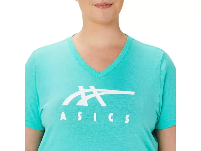 ASICS STRIPES CUELLO EN V PARA MUJER