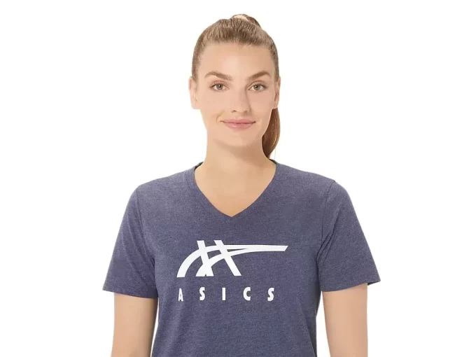 ASICS STRIPES CUELLO EN V PARA MUJER