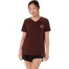 CAMISETA ASICS NATURE DE MANGA CORTA CON CUELLO EN V PARA MUJER