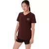 CAMISETA ASICS NATURE DE MANGA CORTA CON CUELLO EN V PARA MUJER