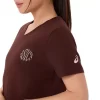 CAMISETA ASICS NATURE DE MANGA CORTA CON CUELLO EN V PARA MUJER