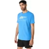 CAMISETA DE MANGA CORTA A RAYAS ASICS