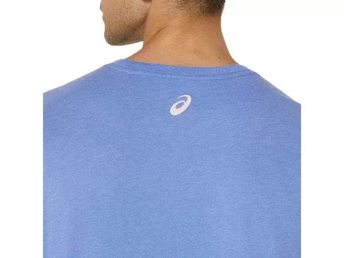 CAMISETA DE MANGA CORTA A RAYAS ASICS