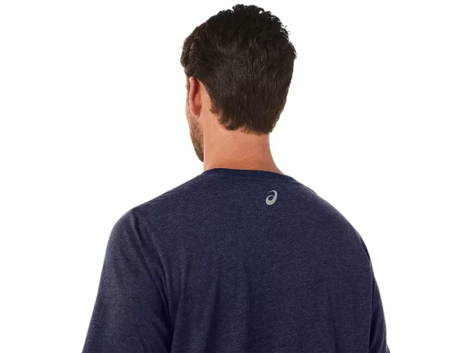 CAMISETA DE MANGA CORTA A RAYAS ASICS