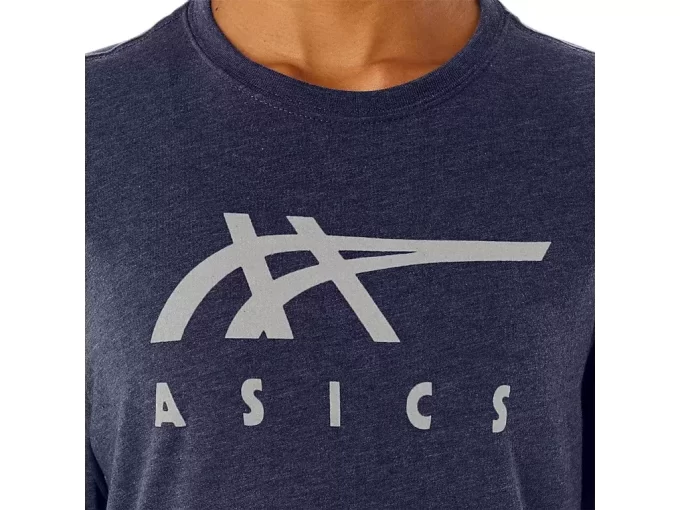 CAMISETA DE MANGA CORTA A RAYAS ASICS