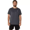 CAMISETA DE MANGA CORTA ASICS PLATA