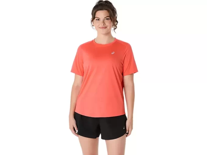 CAMISETA DE MANGA CORTA ASICS PLATA