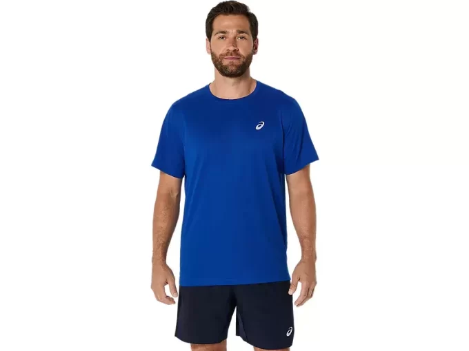 CAMISETA DE MANGA CORTA ASICS PLATA