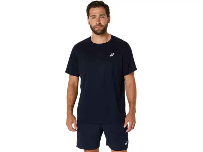 CAMISETA DE MANGA CORTA ASICS PLATA