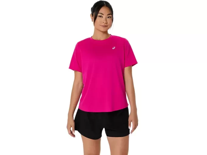 CAMISETA DE MANGA CORTA ASICS PLATA