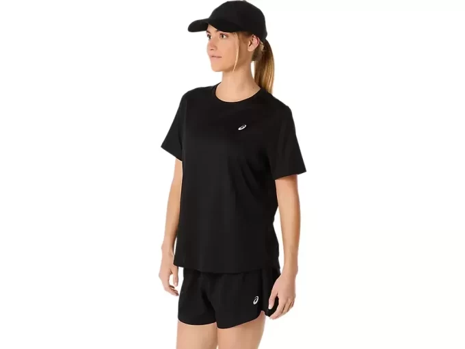 CAMISETA DE MANGA CORTA ASICS PLATA
