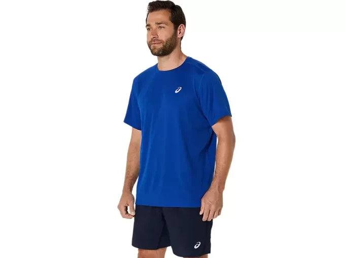 CAMISETA DE MANGA CORTA ASICS PLATA