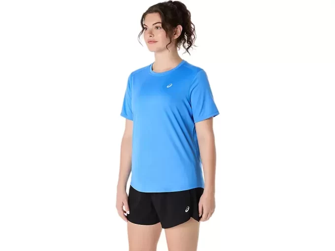 CAMISETA DE MANGA CORTA ASICS PLATA