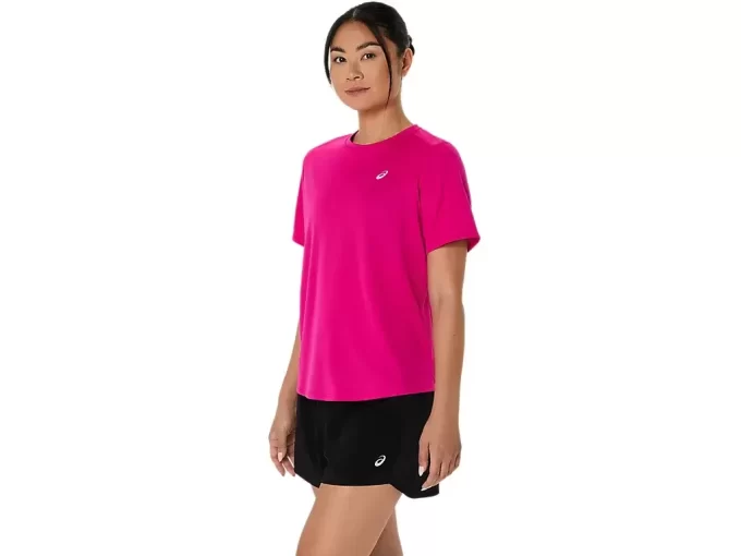 CAMISETA DE MANGA CORTA ASICS PLATA