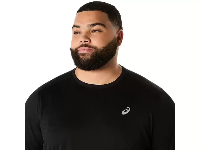 CAMISETA DE MANGA CORTA ASICS PLATA