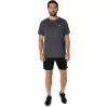 CAMISETA DE MANGA CORTA ASICS PLATA