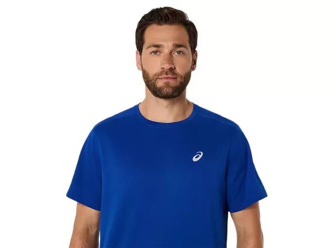 CAMISETA DE MANGA CORTA ASICS PLATA