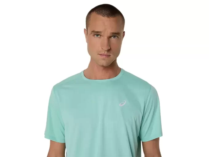 CAMISETA DE MANGA CORTA ASICS PLATA