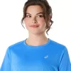 CAMISETA DE MANGA CORTA ASICS PLATA