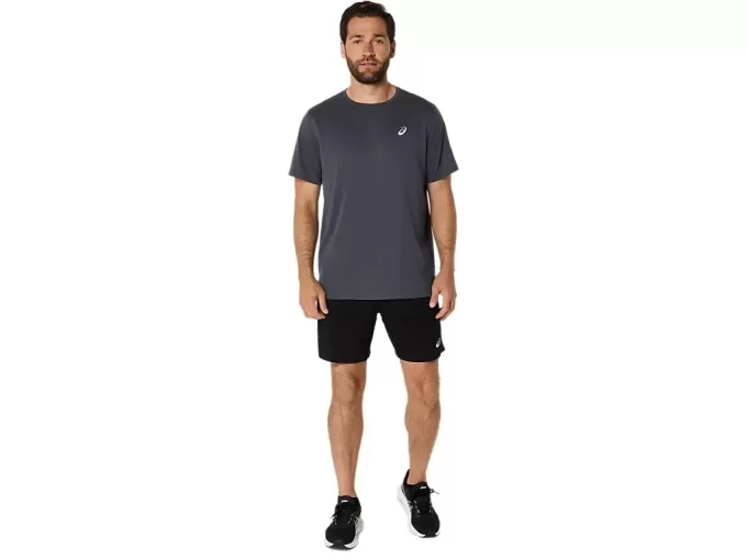 CAMISETA DE MANGA CORTA ASICS PLATA