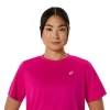CAMISETA DE MANGA CORTA ASICS PLATA