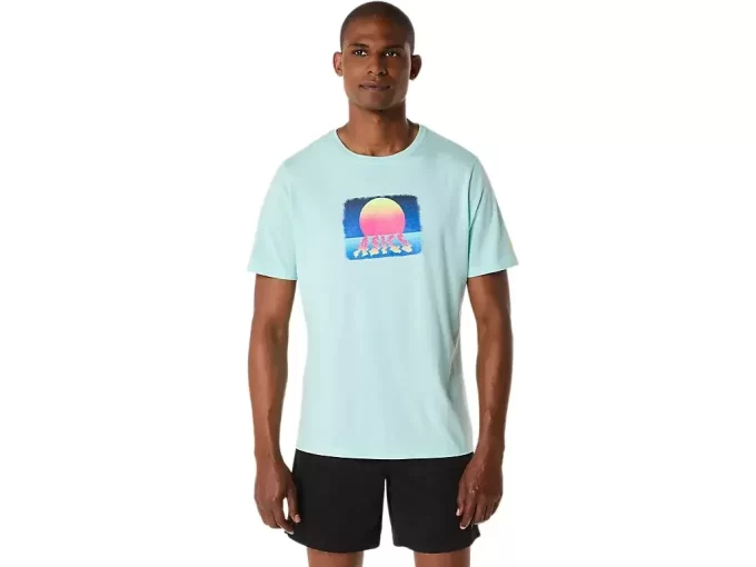 CAMISETA DE MANGA CORTA ASICS RETRO SUNSET