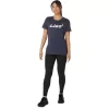 CAMISETA DE MANGA CORTA CON LETRAS FLORALES DE ASICS PARA MUJER