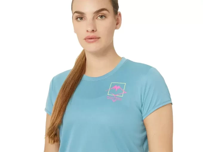CAMISETA DE MANGA CORTA CON LOGO FUJITRAIL PARA MUJER