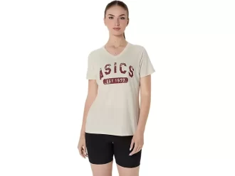 CAMISETA DE MANGA CORTA PARA MUJER EST. 1977 CON CUELLO EN V