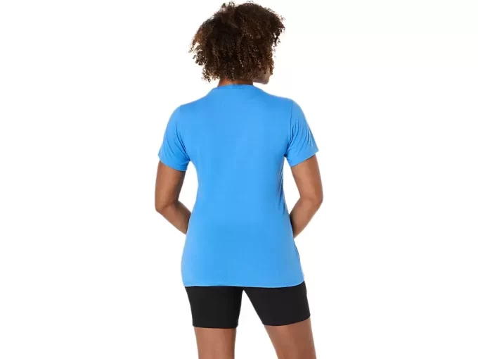 Camiseta de mujer con eslogan de girasol y cuello en pico