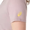 Camiseta de mujer con eslogan de girasol y cuello en pico