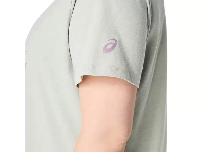 Camiseta de mujer con eslogan de girasol y cuello en pico