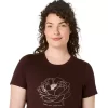 CAMISETA DE PEONÍAS PARA MUJER