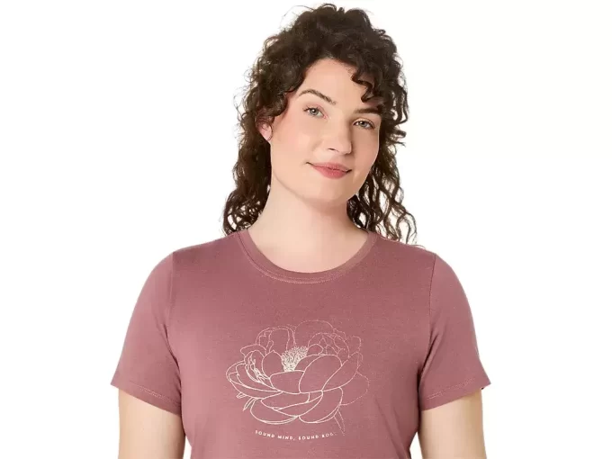 CAMISETA DE PEONÍAS PARA MUJER