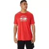 CAMISETA DEPORTIVA DE MANGA CORTA PROPIEDAD DE ASICS