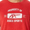 CAMISETA DEPORTIVA DE MANGA CORTA PROPIEDAD DE ASICS
